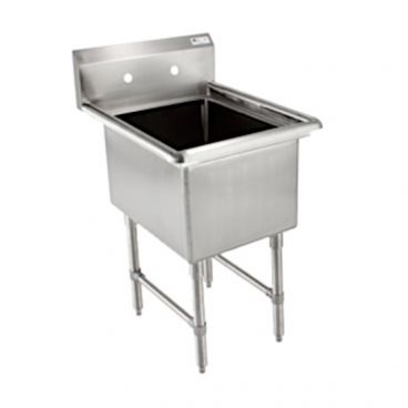 John Boos 1B184 Stainless Steel B Series 23" One Compartment Sink