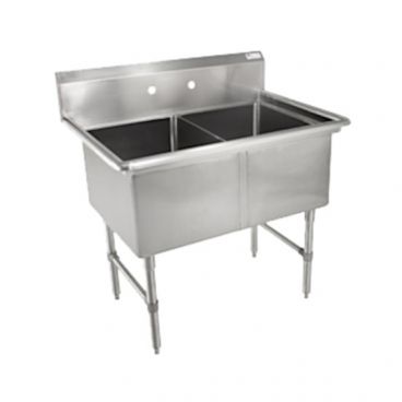 John Boos 2B184 Stainless Steel B Series 41" Two Compartment Sink