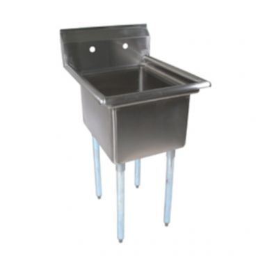 John Boos E1S8-18-12 Stainless Steel E Series 23" One Compartment Sink