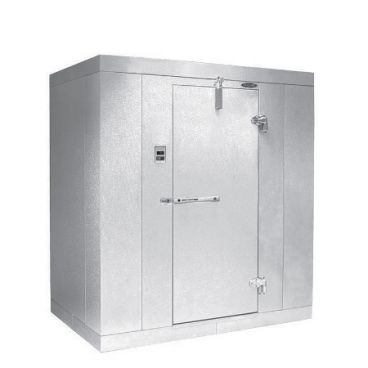 Nor-Lake KL88 Kold Locker 8' x 8' x 6' 7" Indoor Walk-In Cooler Box With Floor And Self-Closing Door, 115V