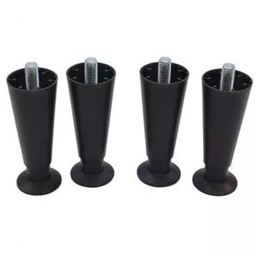 Scotsman KLP24A 4 Inch Adjustable Plastic Legs with Metallic Feet For HID Meridian Countertop Nugget Ice Machines