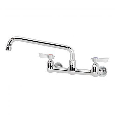 Krowne 12-810L Silver Series Low Lead Wall Mount Faucet With 10" Swing Spout, 8" Centers