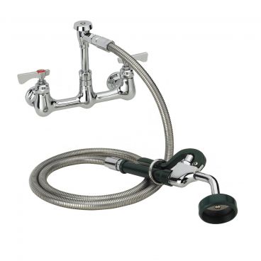 Krowne 19-108L Royal Series Low Lead Wall Mount Utility Spray Faucet With 72" Hose, 8" Centers