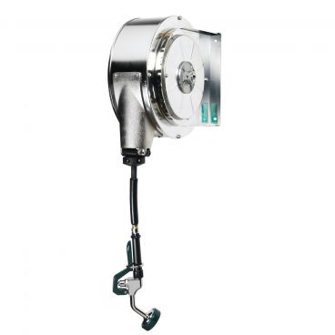 Krowne 24-600 Royal Series Pre-Rinse Enclosed Stainless Steel Hose Reel Assembly with 35' Hose