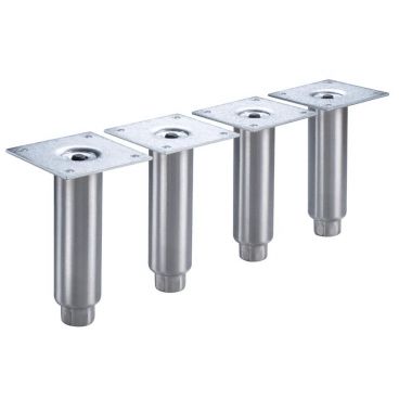 Krowne BS-100 6" Stainless Steel Legs For Back Bar Coolers