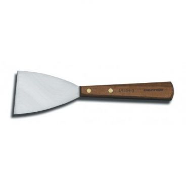 Dexter Russell 50871 Traditional Series 3" Griddle Scraper with Rosewood Handle