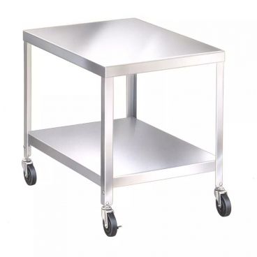 Lakeside 516 Stainless Steel Mobile Machine Stand, 21"x 25", NSF