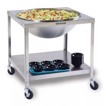 Lakeside 713 Stainless Steel 80-Quart Mobile Bowl Stand