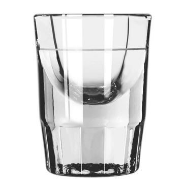 Libbey 5135/S0617 1 1/4 oz Fluted Shot Glass Lined At 1/2 oz