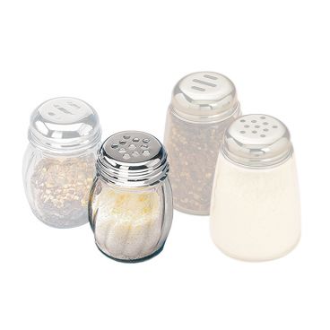 American Metalcraft LX307 6 Ounce Lexon Swirl Plastic Spice Shaker with Stainless Steel Top