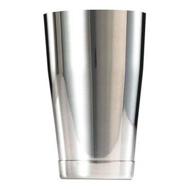 Mercer Culinary M37007 Barfly 18 oz Stainless Steel Half Size Bar Shaker/Tin With 3 1/2" Top Diameter