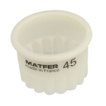 Matfer 150114 Exoglass 1-3/4" Round Fluted Pastry Cutter
