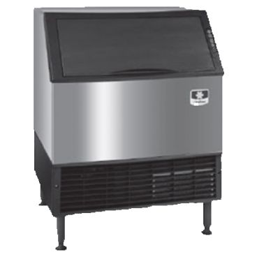 Manitowoc UDF0310A NEO Series Undercounter 30" Wide 286 lb/24 hr Ice Production Self-Contained Air-Cooled Condenser Full-Dice Size Cube Ice Machine With 119 lb Storage Bin, 115V