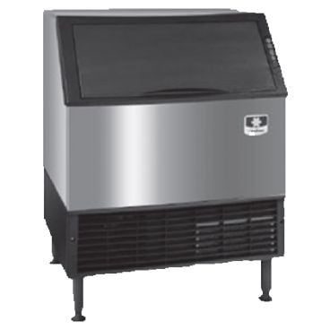 Manitowoc UYF0310W NEO Series Undercounter 30" Wide 293 lb/24 hr Ice Production Self-Contained Water-Cooled Condenser Half-Dice Size Cube Ice Machine With 119 lb Storage Bin, 115V