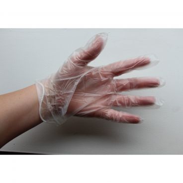 MarketPro 250300-S Small Clear Vinyl Powder-Free General Purpose Gloves