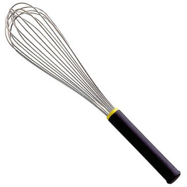 Matfer 111022 Stainless Steel 10" Piano Whisk with Insulated Handle
