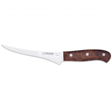 Matfer 181924 6 3/4" Giesser Messer Premiumcut Fillet Knife with Thuja - Tree of Life Handle