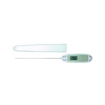 Matfer 250513 White 7-7/8” Digital Thermometer With Protective Cover