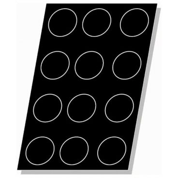 Matfer 336049 4" Flexipan Tatin Apple Tarts / Quiches Mold