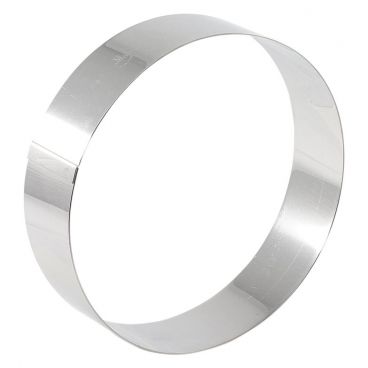 Matfer 371410 9-1/2" Stainless Steel Mousse Mold Ring
