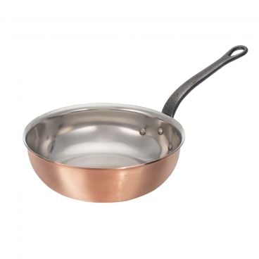 Matfer 373016 6-1/4" Copper 3/4 Qts. Flared Saute Pan