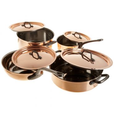 Matfer 915901 8-Piece Copper Cookware Set