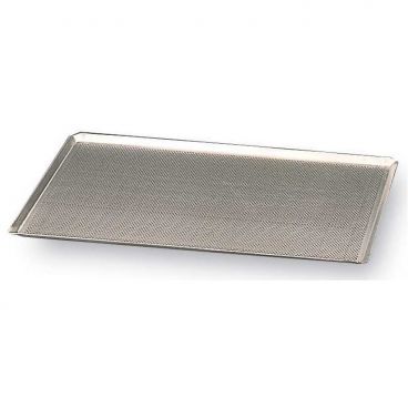 Matfer 310612 Perforated Aluminum 23 3/4" x 15 3/4" Oven Sheet With Gripped Edges