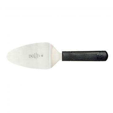 Mercer Culinary M18770 Millennia 5" x 3" High Carbon Stainless Steel Pie Server Knife With Black Molded Polypropylene Handle