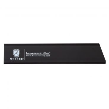 Mercer Culinary M33112P Black Polypropylene 10" Long x 2" Wide Knife Guard For 9" To 10" Long Bread / Chef Knives