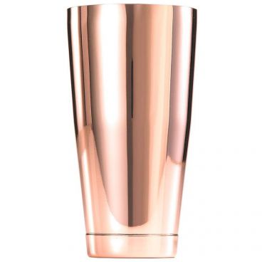 Mercer Culinary M37008CP Barfly 28 oz Copper Plated Full Size Bar Shaker/Tin With 3 5/8" Top Diameter