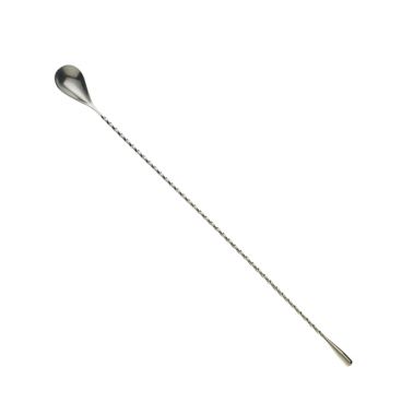 Mercer Culinary M37013 Barfly 15-3/4” Stainless Steel Classic Bar Spoon With Weighted End