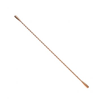 Mercer Culinary M37020CP Barfly 13-3/16” Copper-Plated Double End Stirrer With Weighted Ends