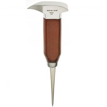 Mercer Culinary M37024 Barfly Mixology Gear 7" Long Ice Pick With Heavy-Duty Cast Stainless Steel Head With Sharp Edges And Wood Handle
