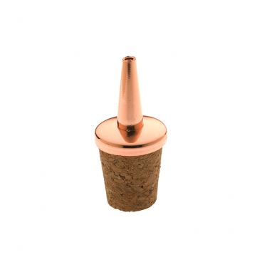 Mercer Culinary M37049CP Barfly Copper-Plated Dasher Top With Cork Base