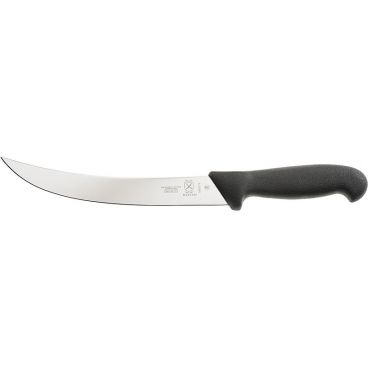 Mercer Culinary M13713 BPX 8" Long Ice-Hardened High-Carbon German Stainless Steel Breaking Knife With Textured Glass-Reinforced Nylon Handle