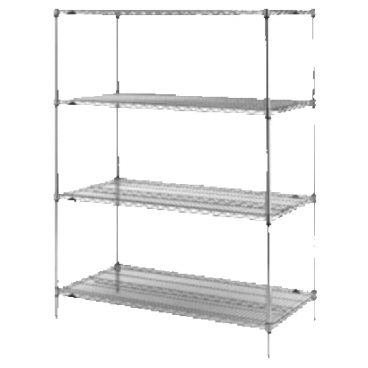 Metro 5A327C 30" x 18" Stationary Super Adjustable Super Erecta Chrome Plated Wire Shelving Unit