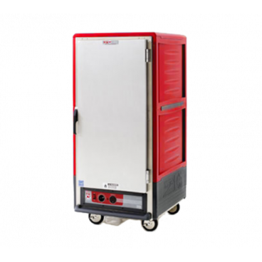 Metro C537-HFS-4 3/4 Height Insulated Heated Holding Cabinet With 1 Solid Aluminum Door, Fixed Wire Slides, 120 Volt