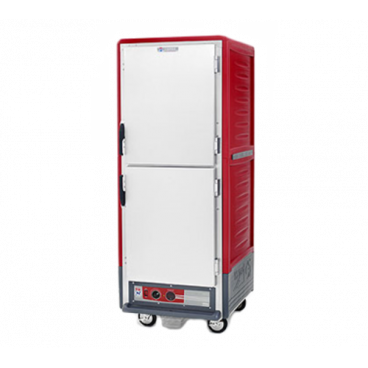 Metro C539-HDS-4 Full Height Insulated Heated Holding Cabinet With 2 Solid Aluminum Dutch Doors, Fixed Wire Slides, 120 Volt