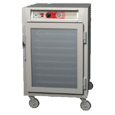 Metro C565-SFC-UPFC C5 6 Series 1/2 Height Pass Thru Holding Cabinet with Clear Doors - 120V, 2000W