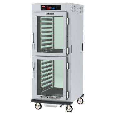 Metro C599-SDC-LPDC C5 9 Series Controlled Humidity Pass Thru Holding and Proofing Cabinet with Clear Dutch Doors - 120V, 2000W