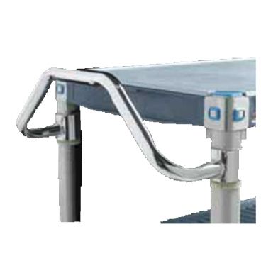 Metro MERGH18S 18" Ergonomic Stainless Steel Easy Grip Handle For Mobile Shelving