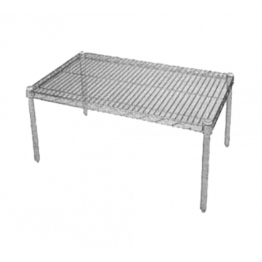 Metro P1824BR 24" Wire Dunnage Rack, 18" Deep With Super Erecta Brite Finish