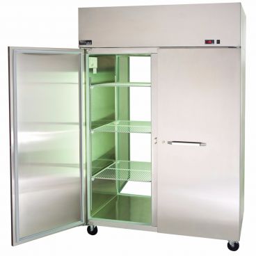 Master-Bilt MPW554SSS 55" Solid Door Pass-Thru Heated Cabinets