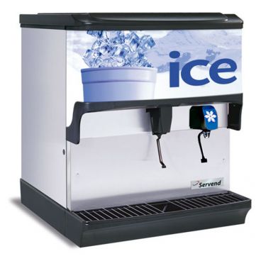 Multiplex Servend 2705515 S-200 30" Countertop Ice and Water Dispenser With 200 lb Ice Storage Capacity, 120V