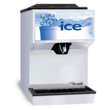 Multiplex Servend 2706334 M45 15" Countertop Ice And Water Dispenser With 45 lb Ice Storage Capacity, 120V