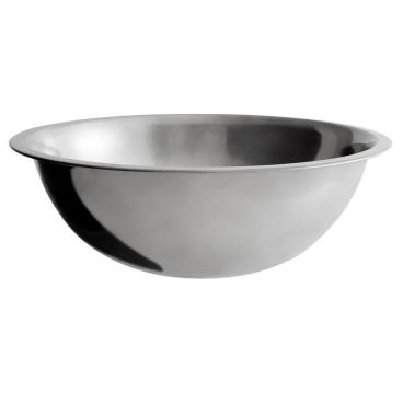 Winco MXB-400Q 4 Qt. Standard Weight Stainless Steel Mixing Bowl