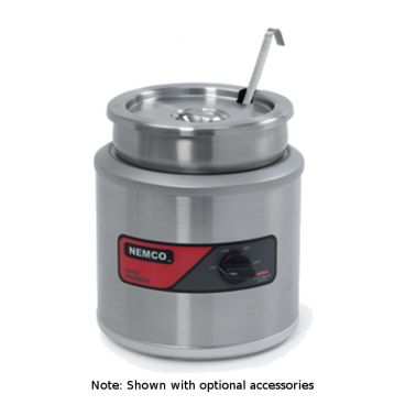 Nemco 6103A 11 Qt. Stainless Steel Countertop Electric Cooker / Warmer - 120V, 1250W