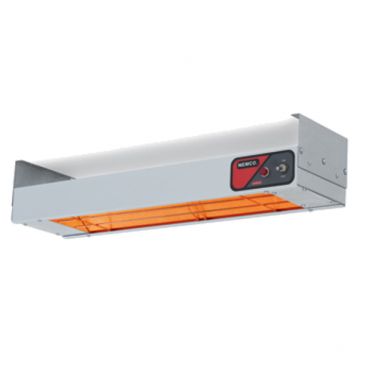 Nemco 6150-36-DL-240 Dual Infrared 36" Wide Strip Warmer With On/Off Toggle Controls And Lights, 240V