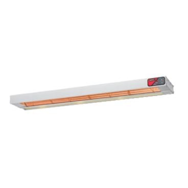 Nemco 6150-60-DL-208 60" Dual Lighted Infrared Electric Strip Heater with Integrated Controls - 208V