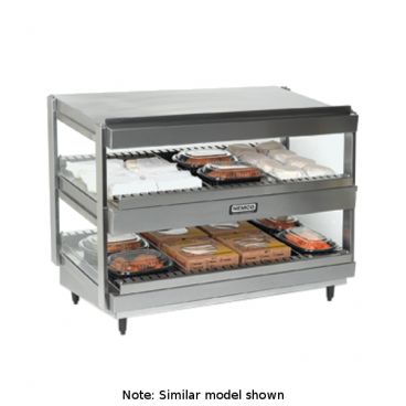 Nemco 6480-18 Stainless Steel 18" Horizontal Double Shelf Merchandiser - 120V